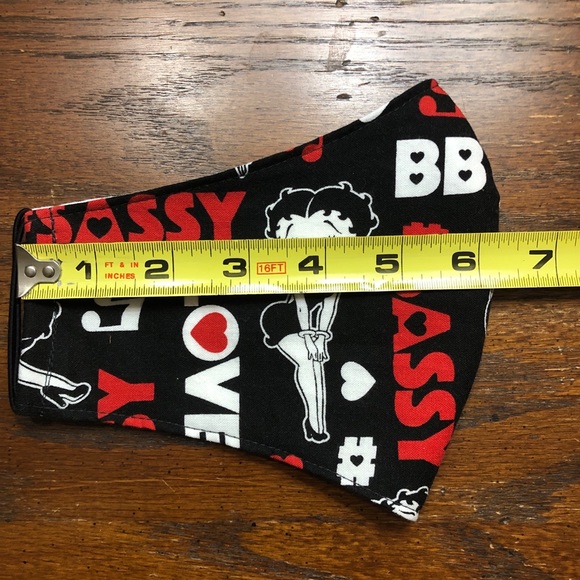 Adult Betty Boop Unisex Shaped Mask Washable - Picture 4 of 13